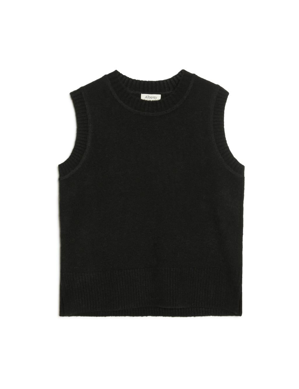 Crew Neck Knitted Vest image 2