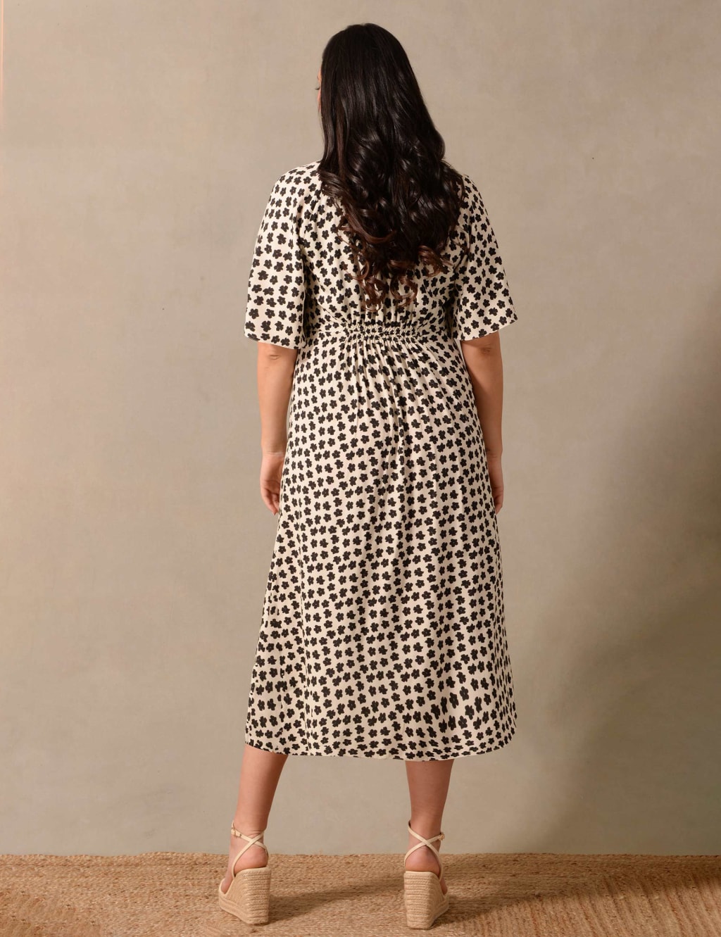 Floral Midaxi Relaxed Shirt Dress image 7