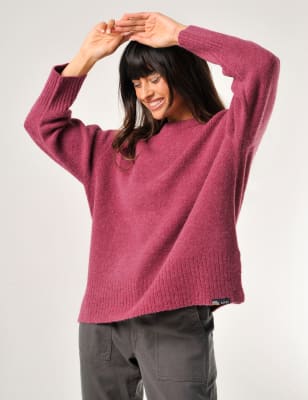 pink wool jumpers