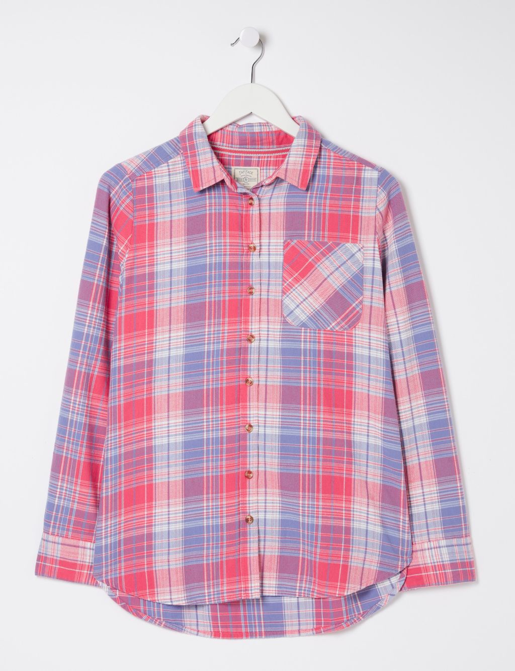 Pure Cotton Checked Collared Shirt image 2