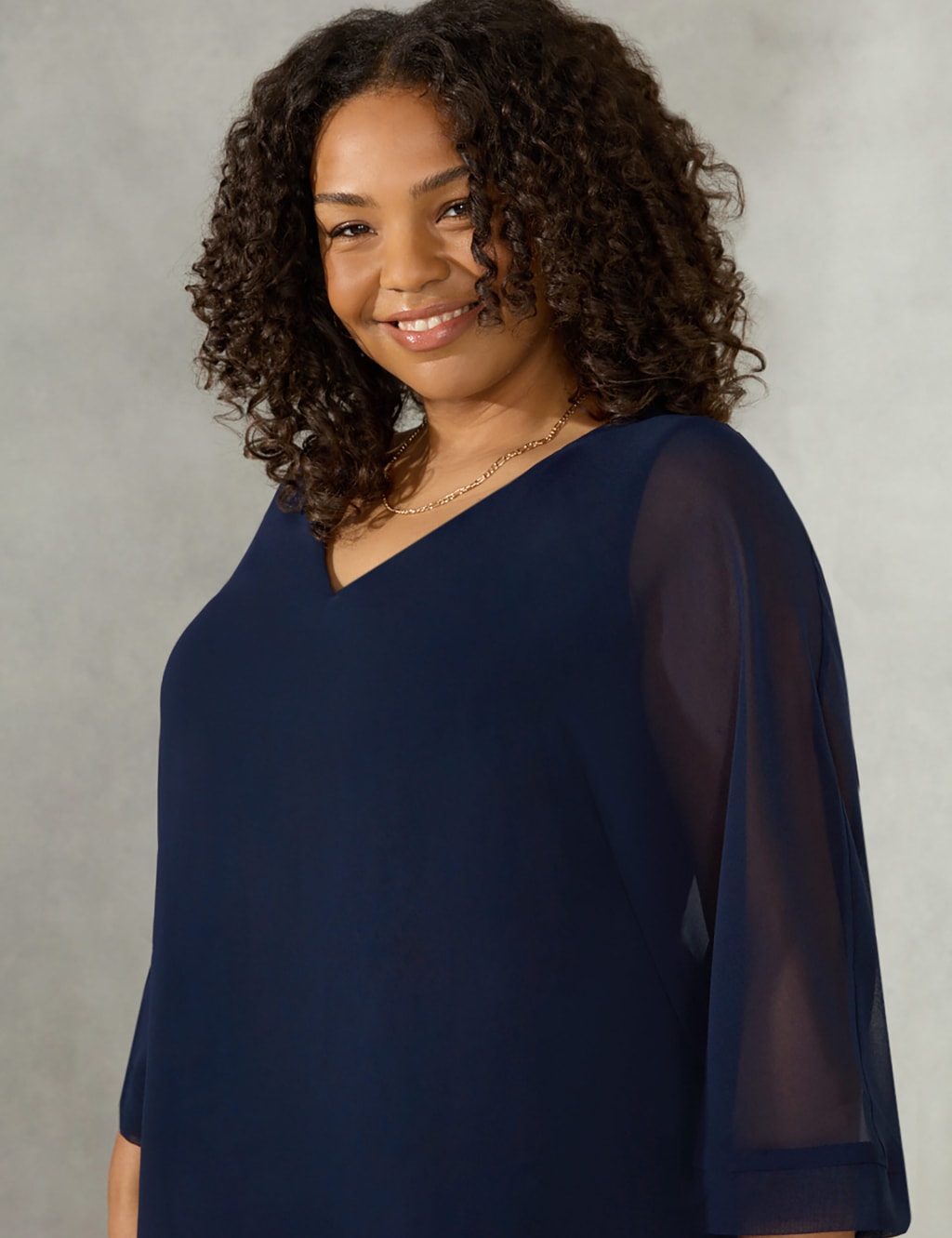 V-Neck Relaxed Blouse image 2