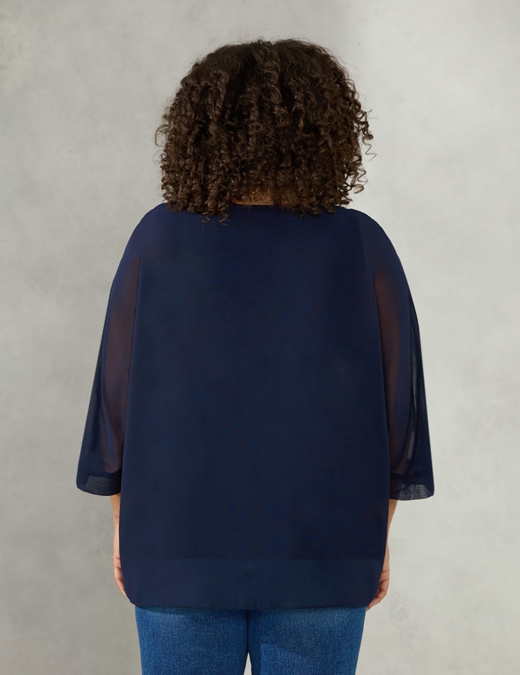 V-Neck Relaxed Blouse image 3