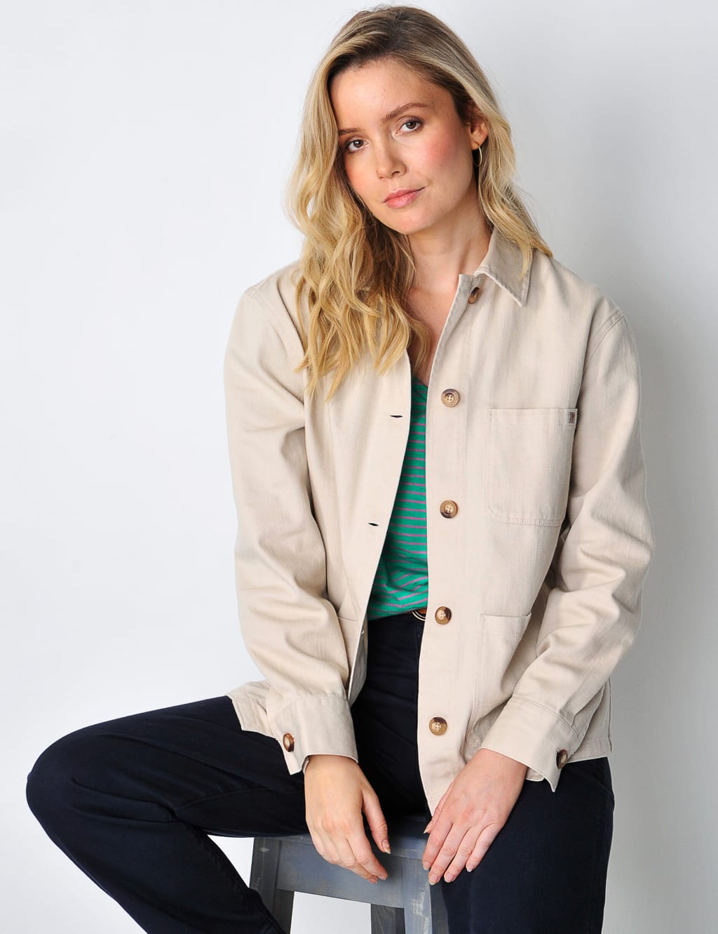 Ladies white jacket size 18 discount