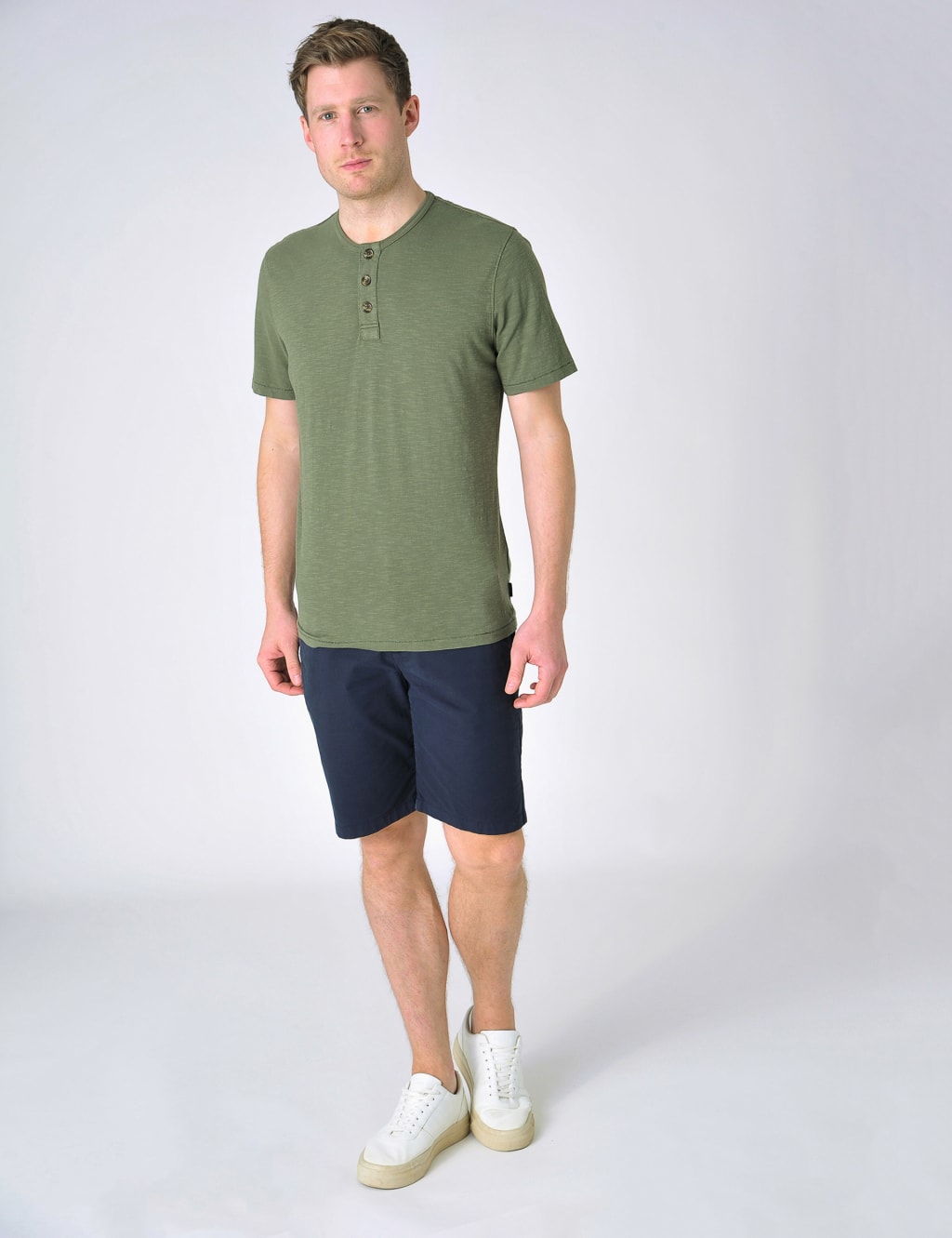 Pure Cotton Henley T-Shirt image 5
