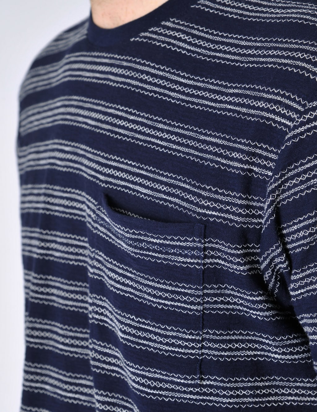 Pure Cotton Striped Crew Neck T-Shirt image 4