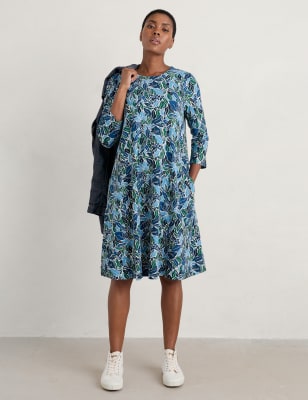 Coast jones spot outlet midi dress