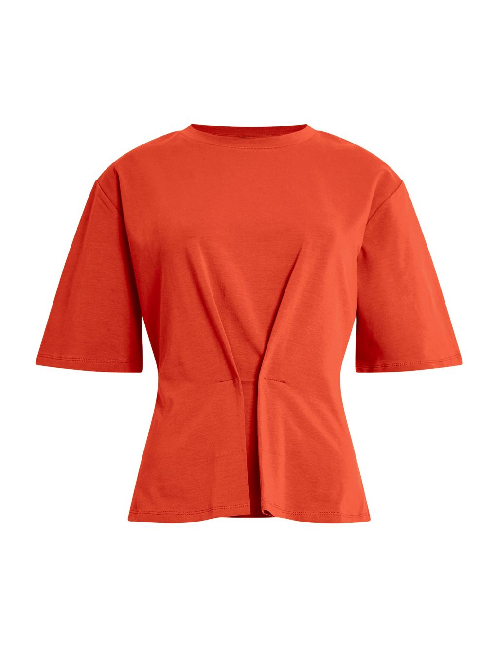 Cotton Rich Relaxed Peplum Top image 2