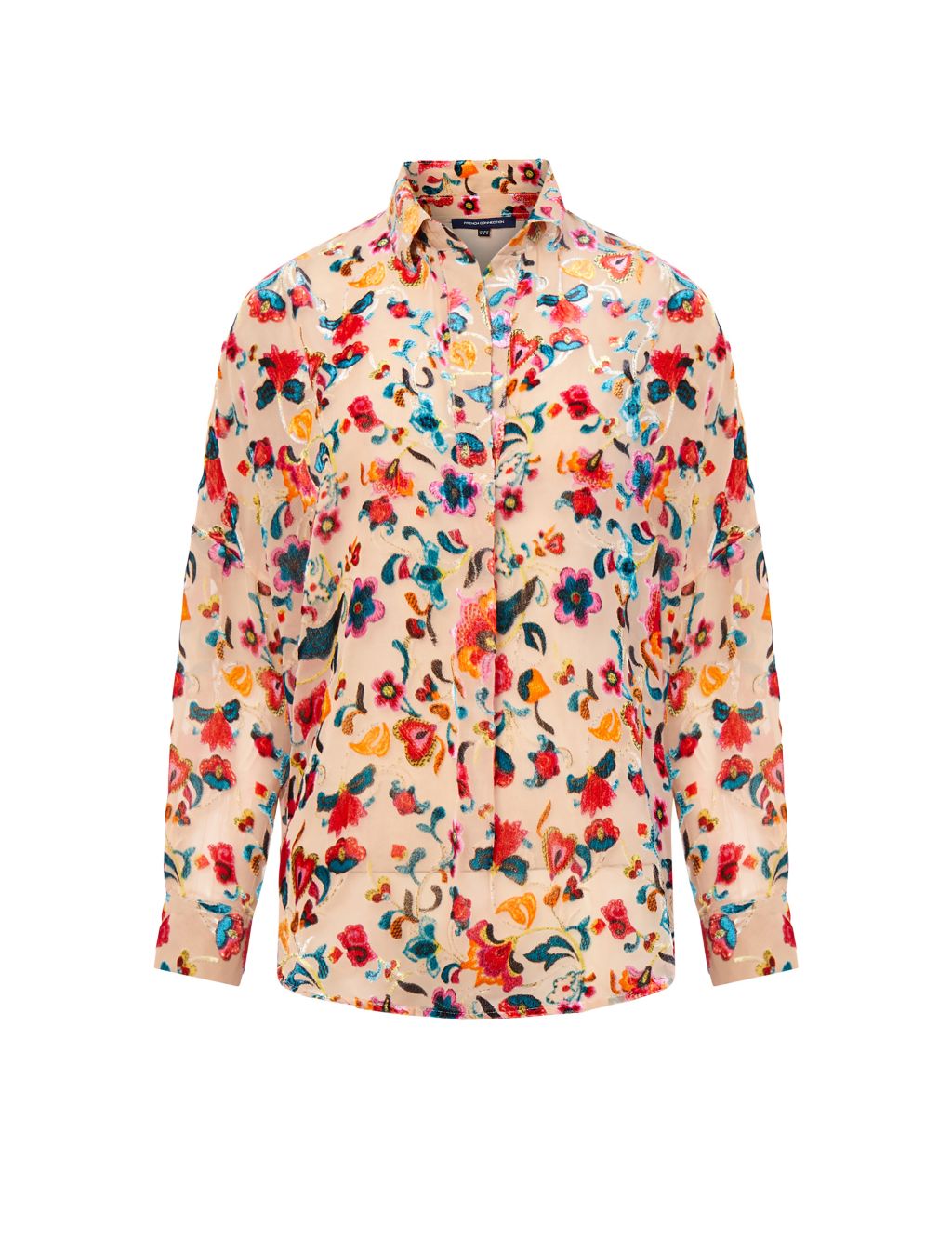 Floral Collared Relaxed Shirt image 2