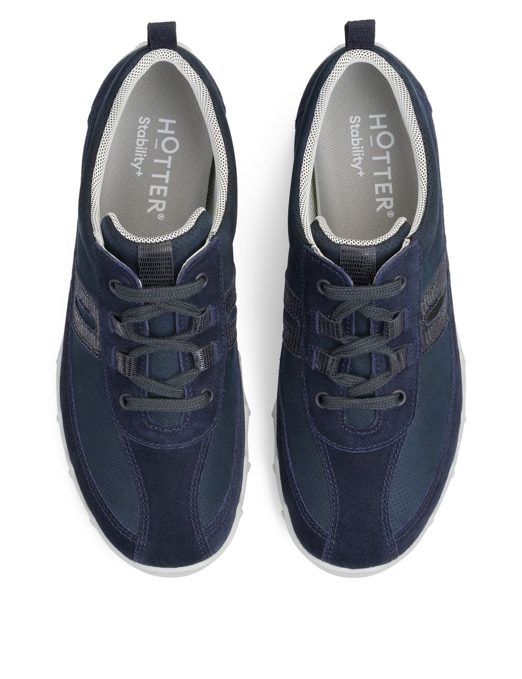 Leanne II Suede Lace Up Trainers image 2