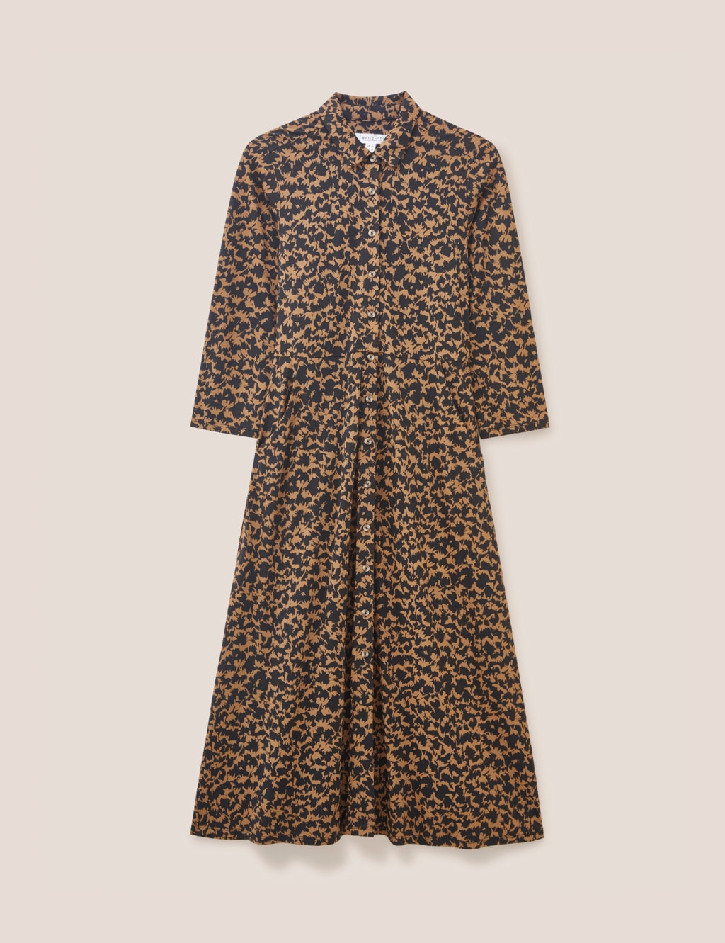 Jersey Printed Midi Shirt Dress image 2