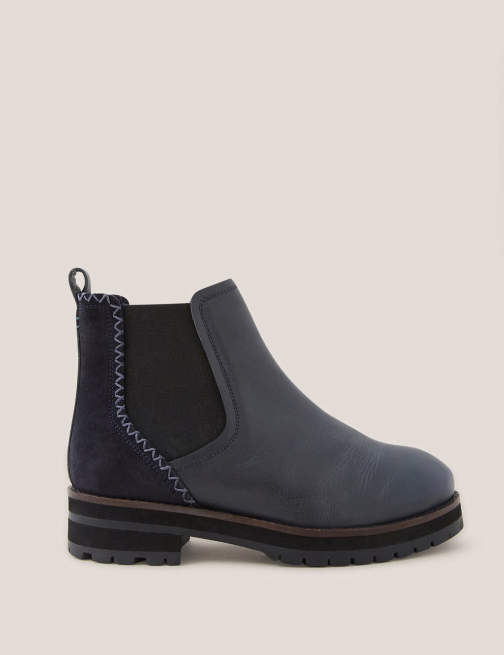 Navy wide fit boots store