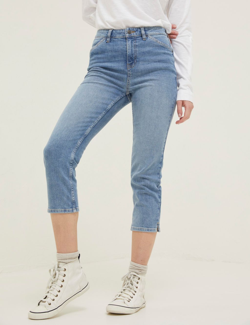 Slim Fit Cropped Jeans image 3
