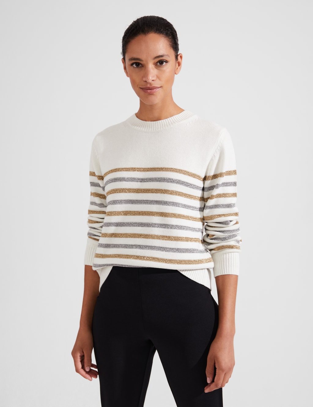 Striped christmas hotsell sweater