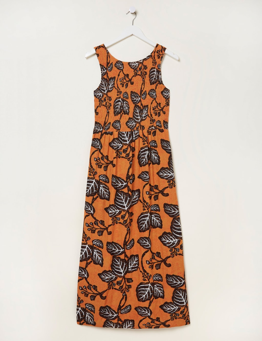 Floral Round Neck Midi Waisted Dress image 2