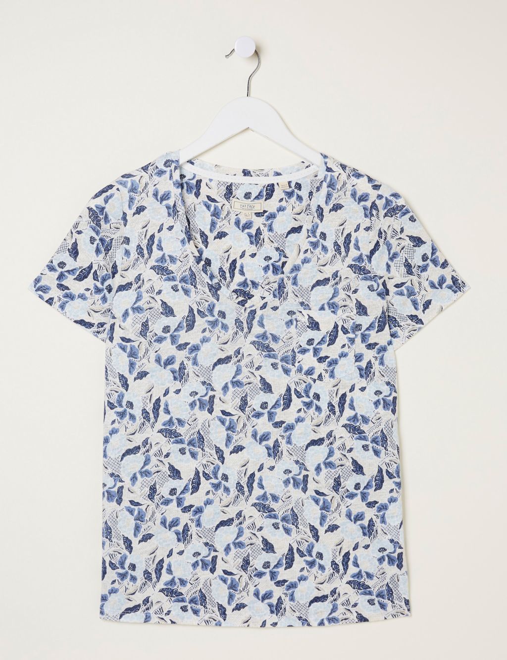 Pure Linen Floral T-Shirt image 2
