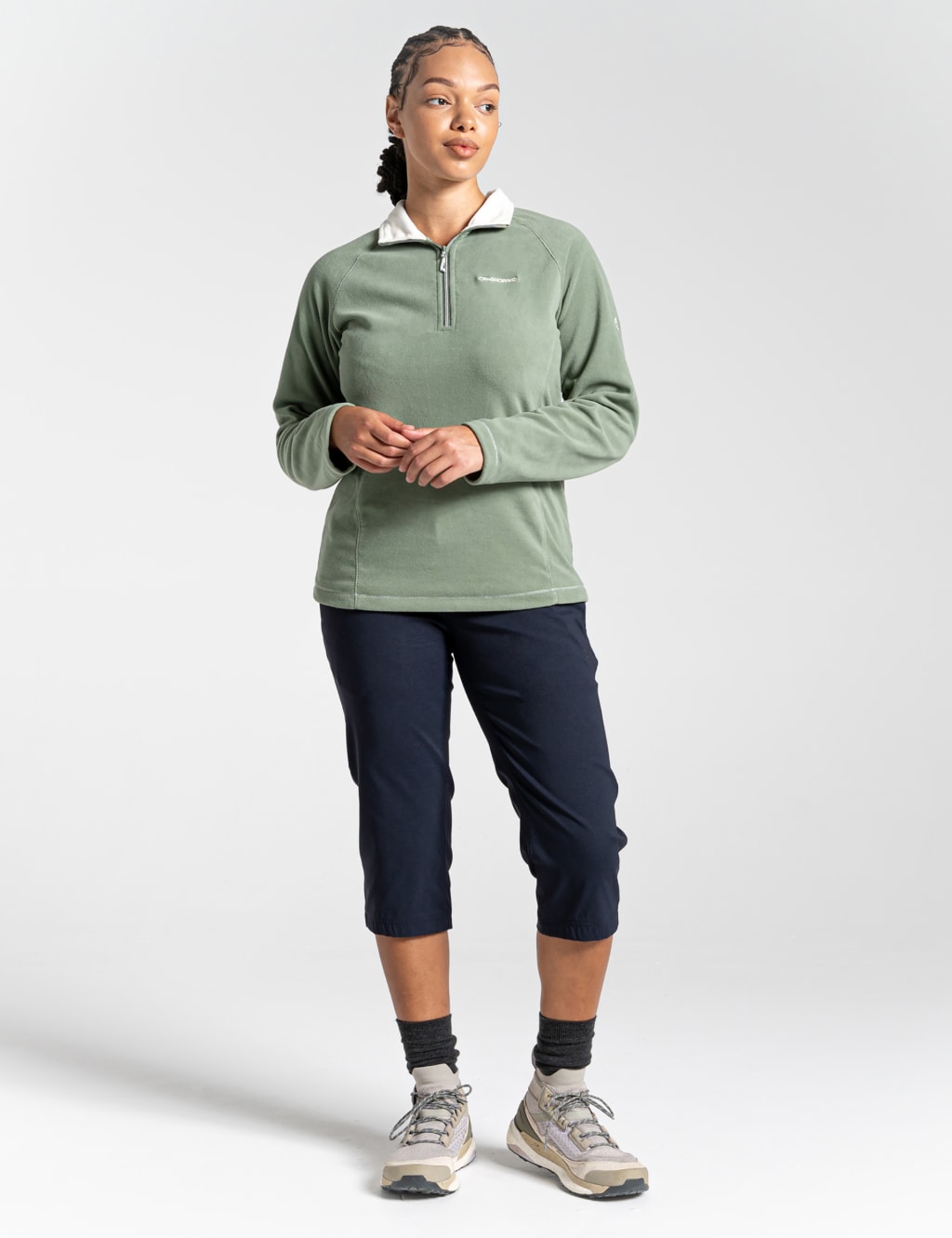 Slim Fit Cropped Trousers image 2