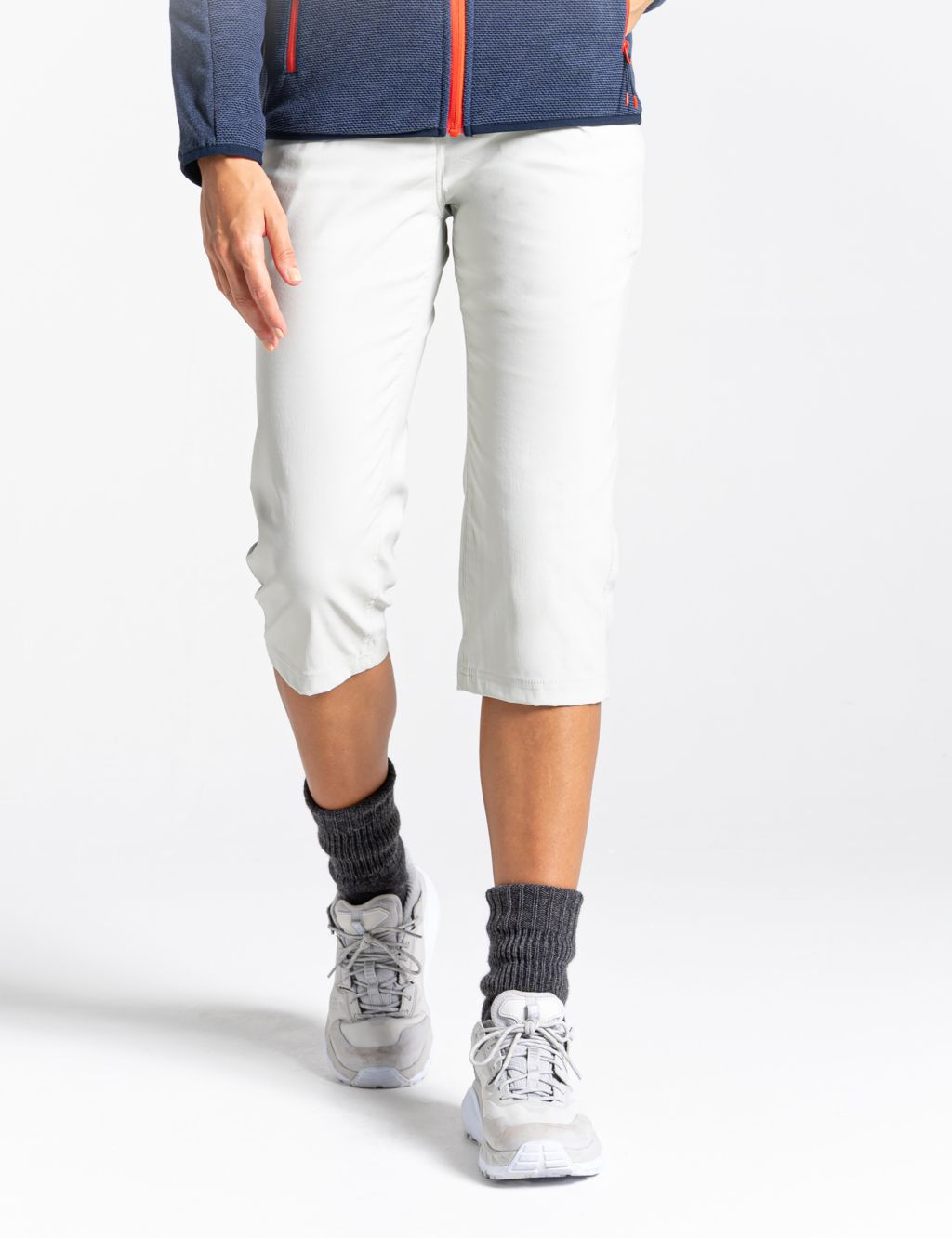 Slim Fit Cropped Trousers image 1