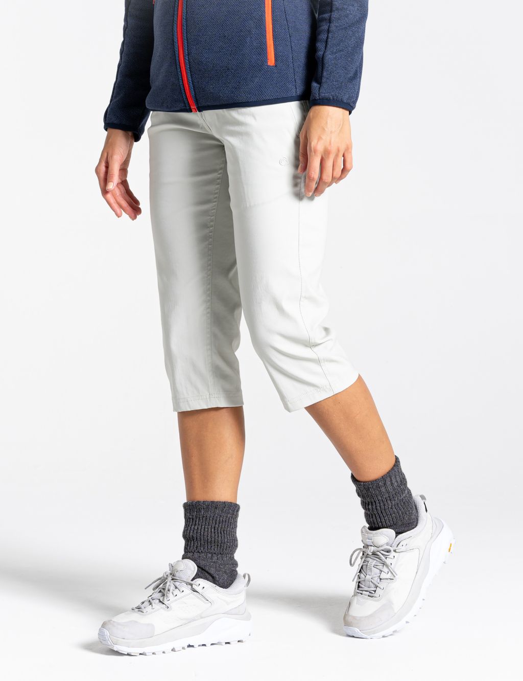 Slim Fit Cropped Trousers image 3