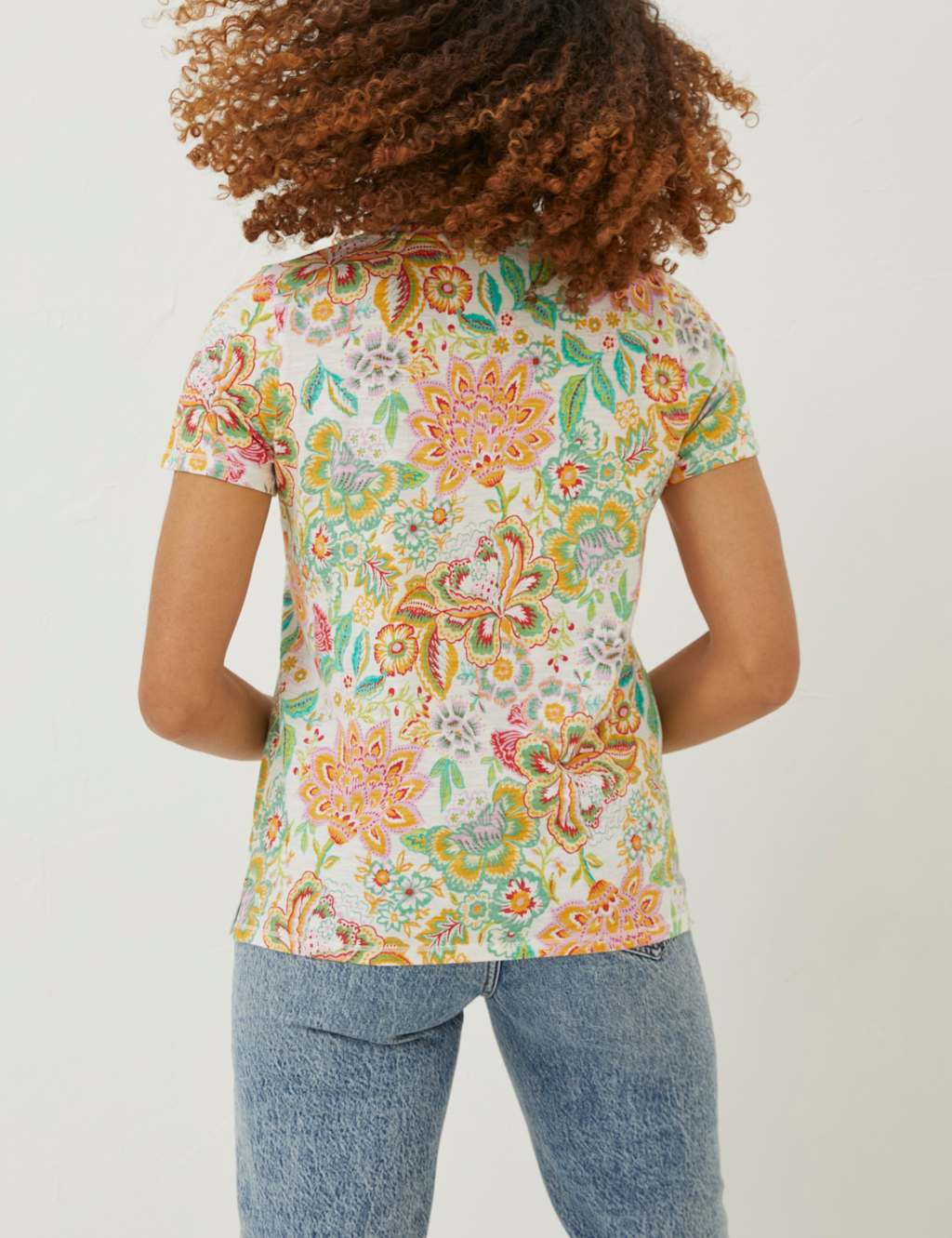 Pure Cotton Floral T-Shirt image 4