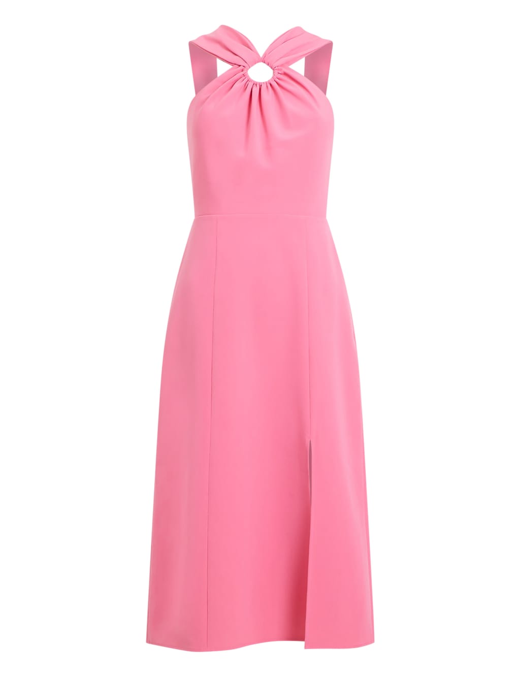 Crepe Midi Tailored Dress