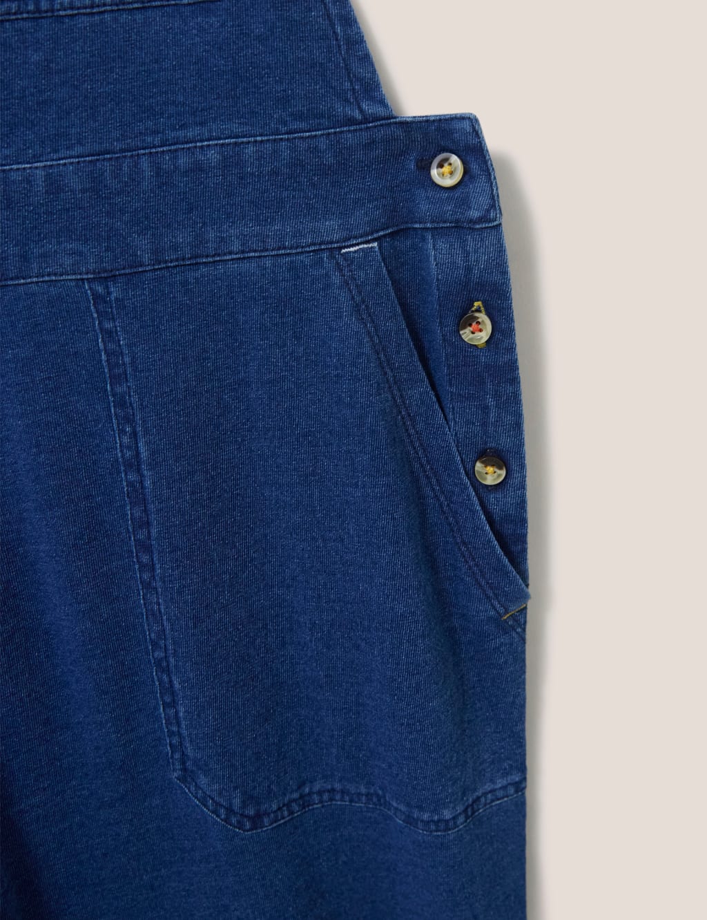 Jersey Cropped Dungarees image 5