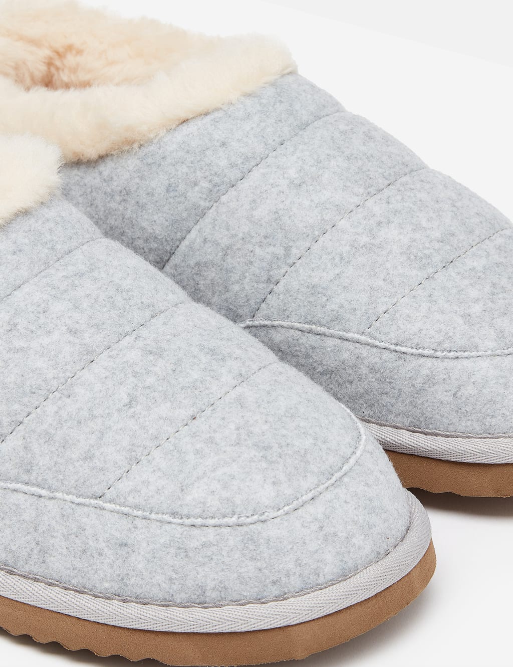 Faux Fur Lined Mule Slippers image 3