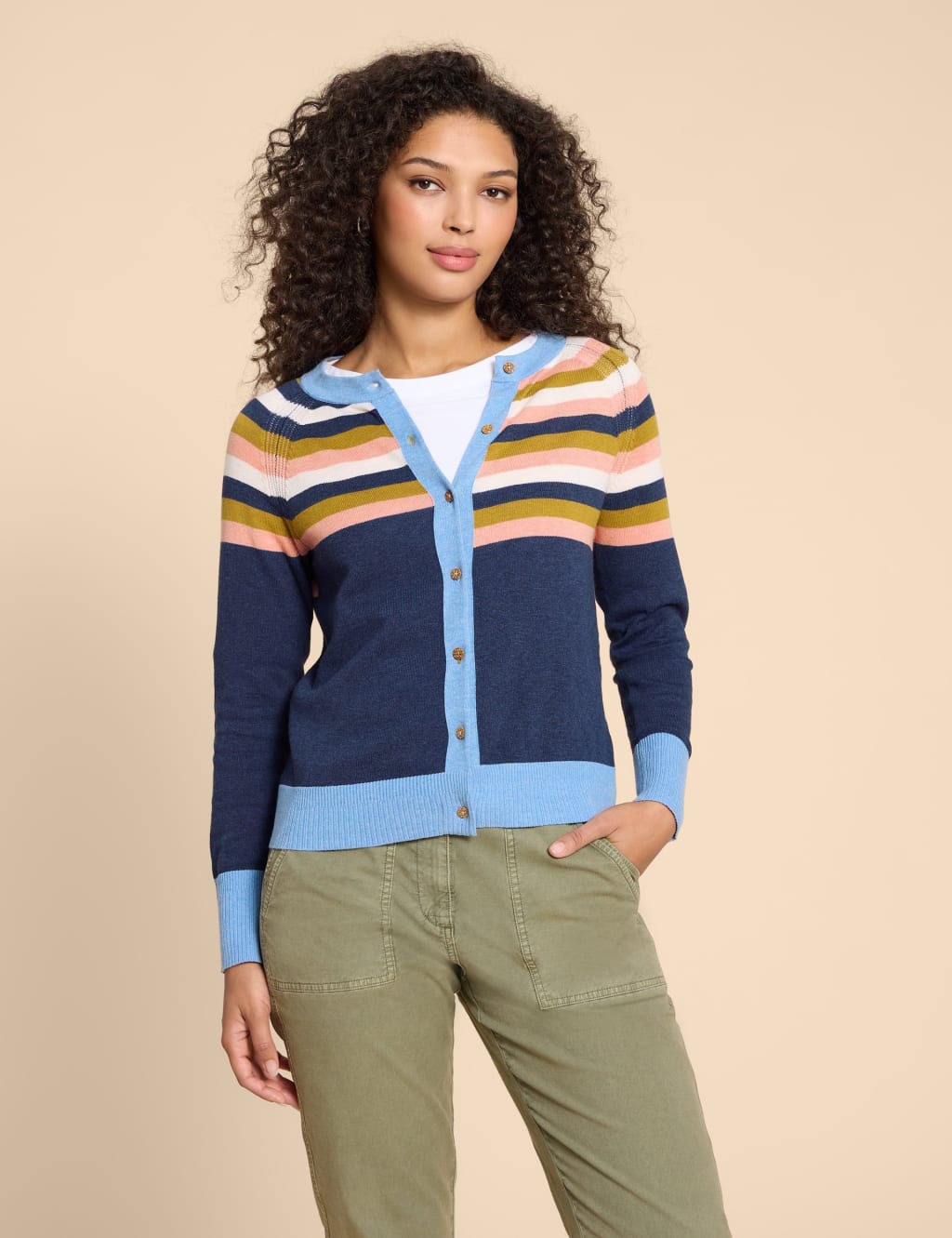 Women s Navy Cardigans M S