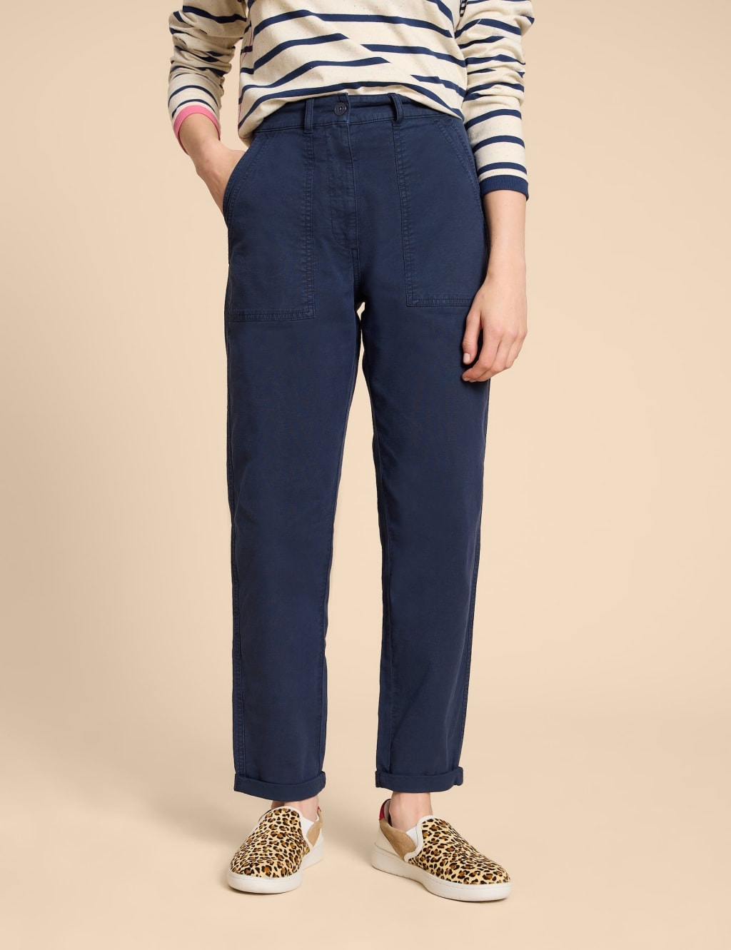 Petite chino cheap trousers