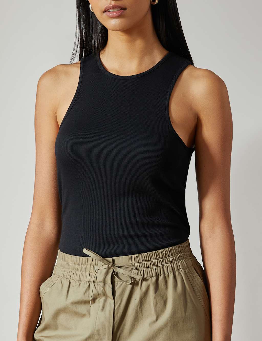 Ribbed Racer Back Vest image 3