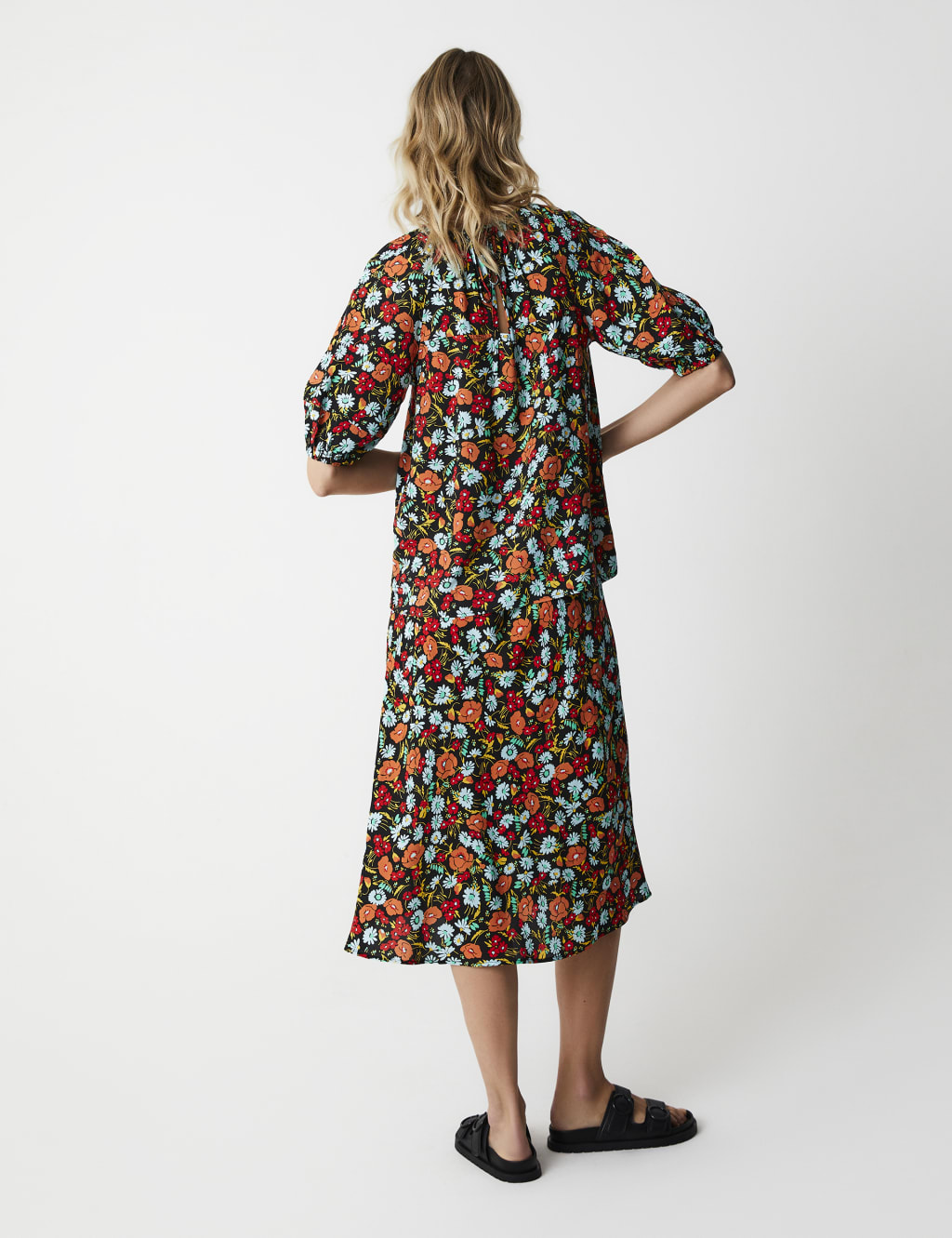 Floral Round Neck Top image 3