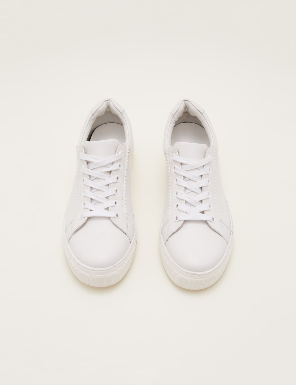 Leather Lace Up Chunky Trainers image 5