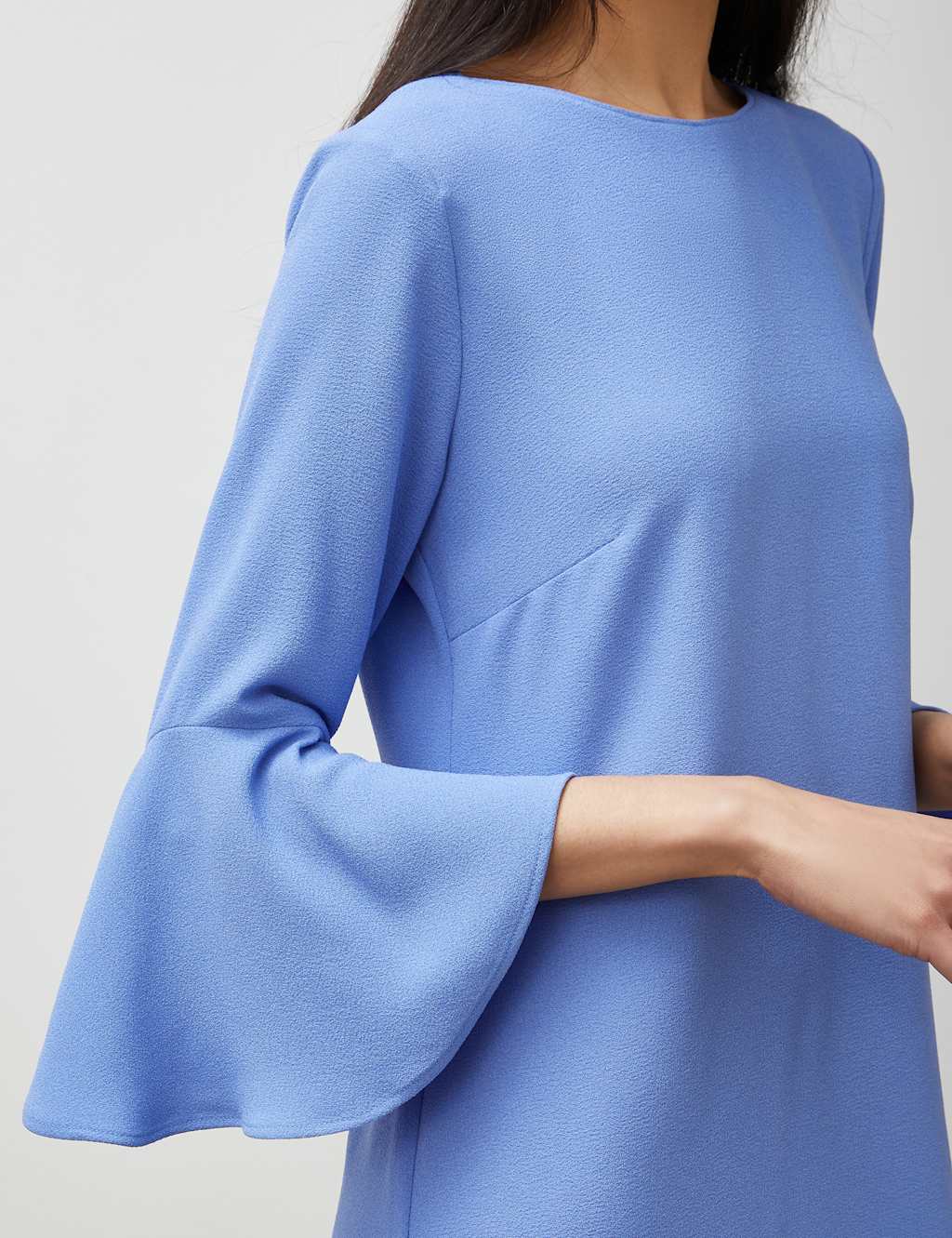 Round Neck Mini Shift Dress image 4