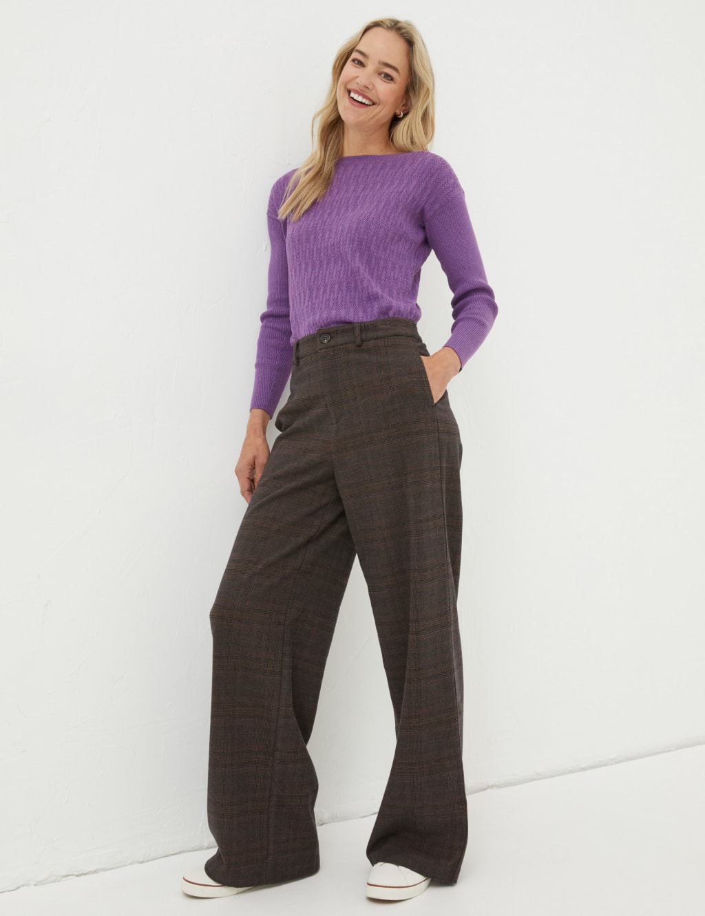 Women's Purple Trousers