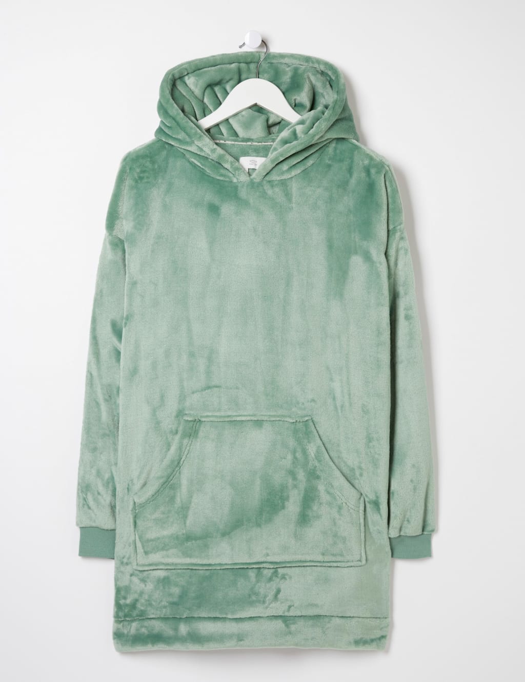 Fleece Longline Hoodie image 2