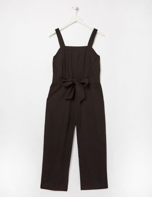 Linen Rich Sleeveless Cropped Jumpsuit | FatFace | M&S