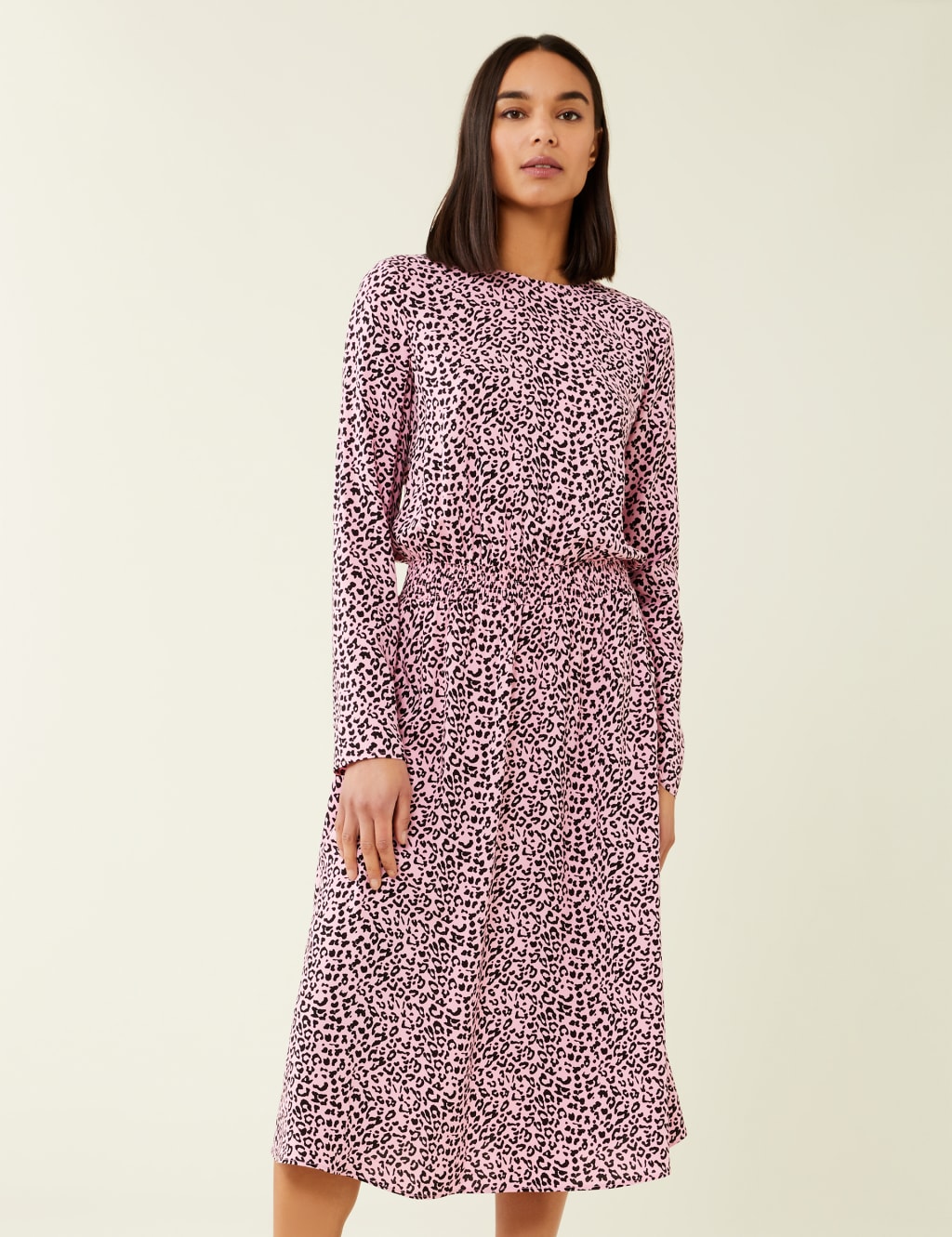 Animal Print Knee Length Tea Dress image 3