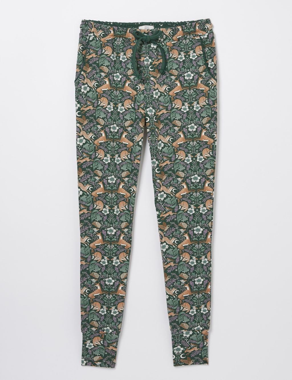 Cotton Rich Printed Cropped Pyjama Bottoms image 2
