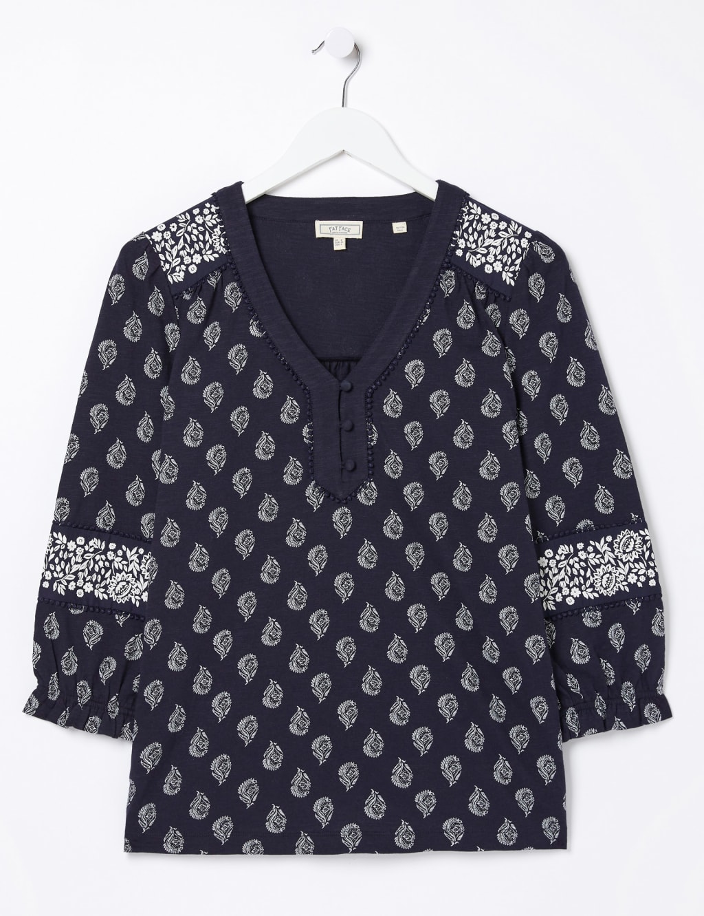 Cotton Modal Blend Floral Top image 2