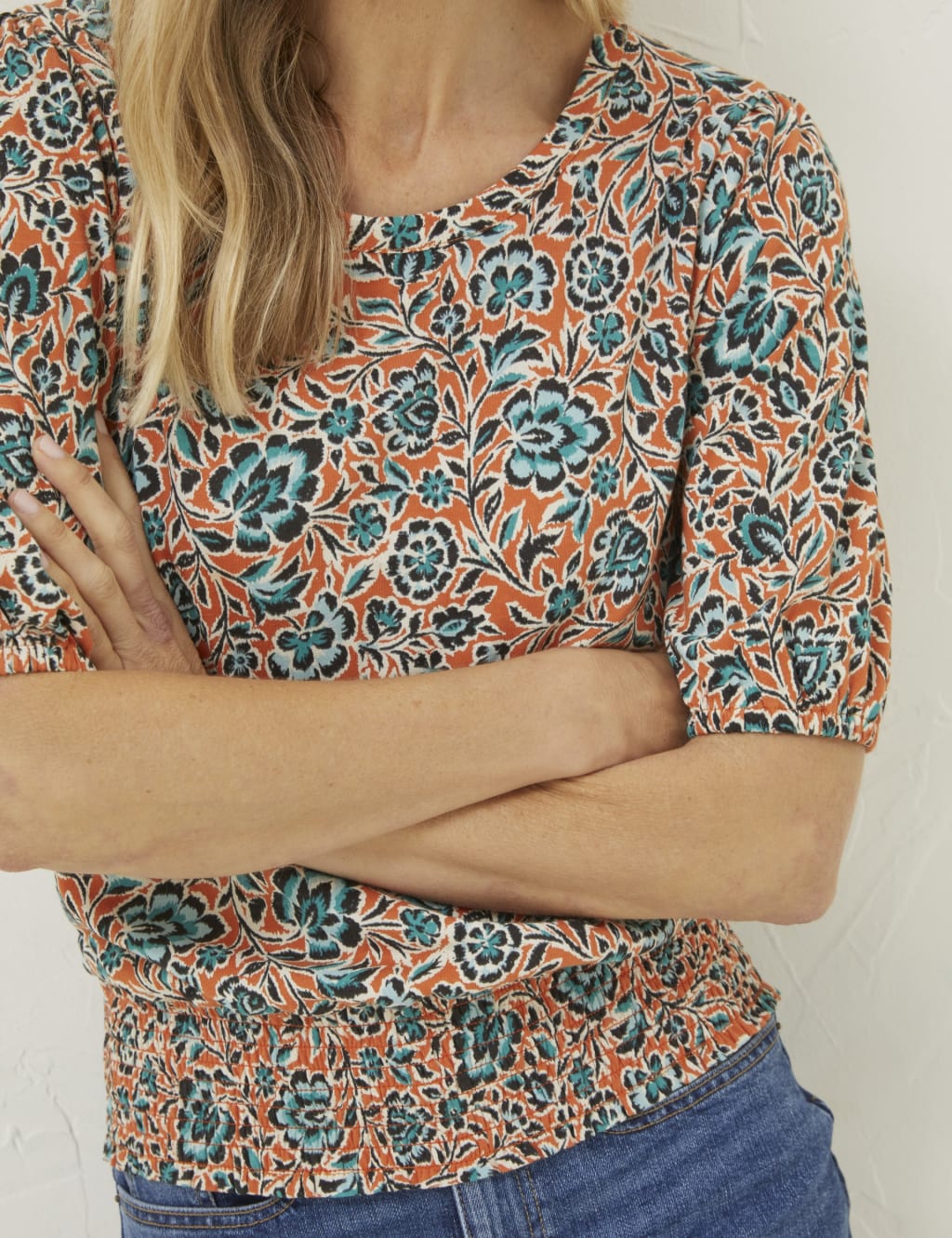 Cotton Rich Floral Top image 4