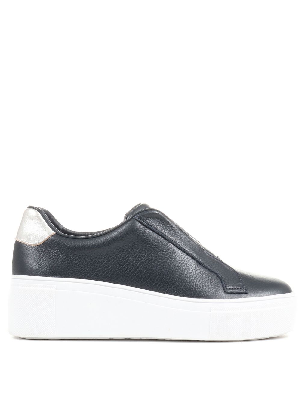 Leather Slip On Trainers image 4
