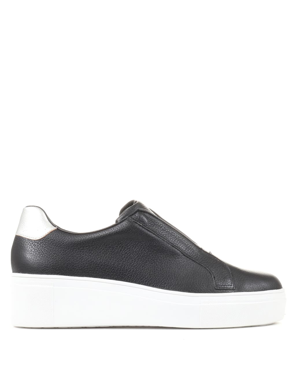 Leather Slip On Trainers image 4