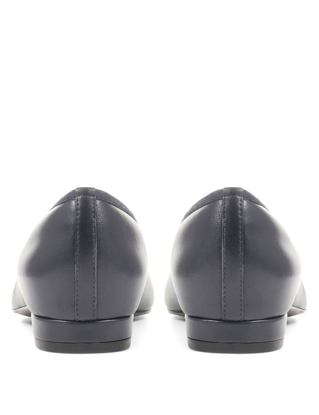 Leather Flat Ballet Pumps image 3