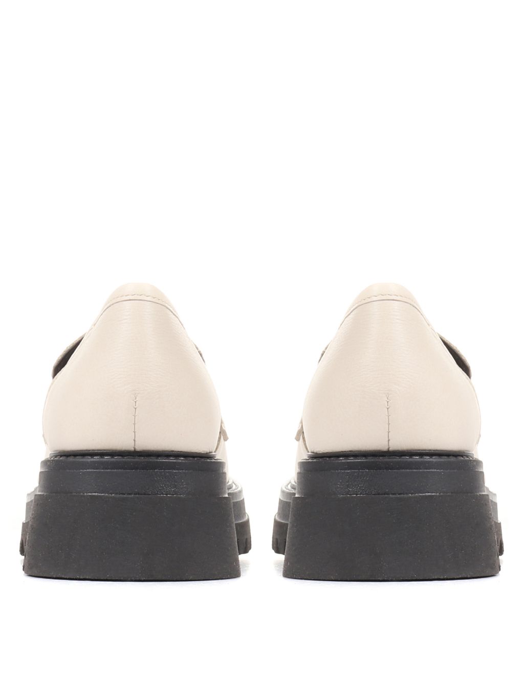 Leather Flat Loafers image 3