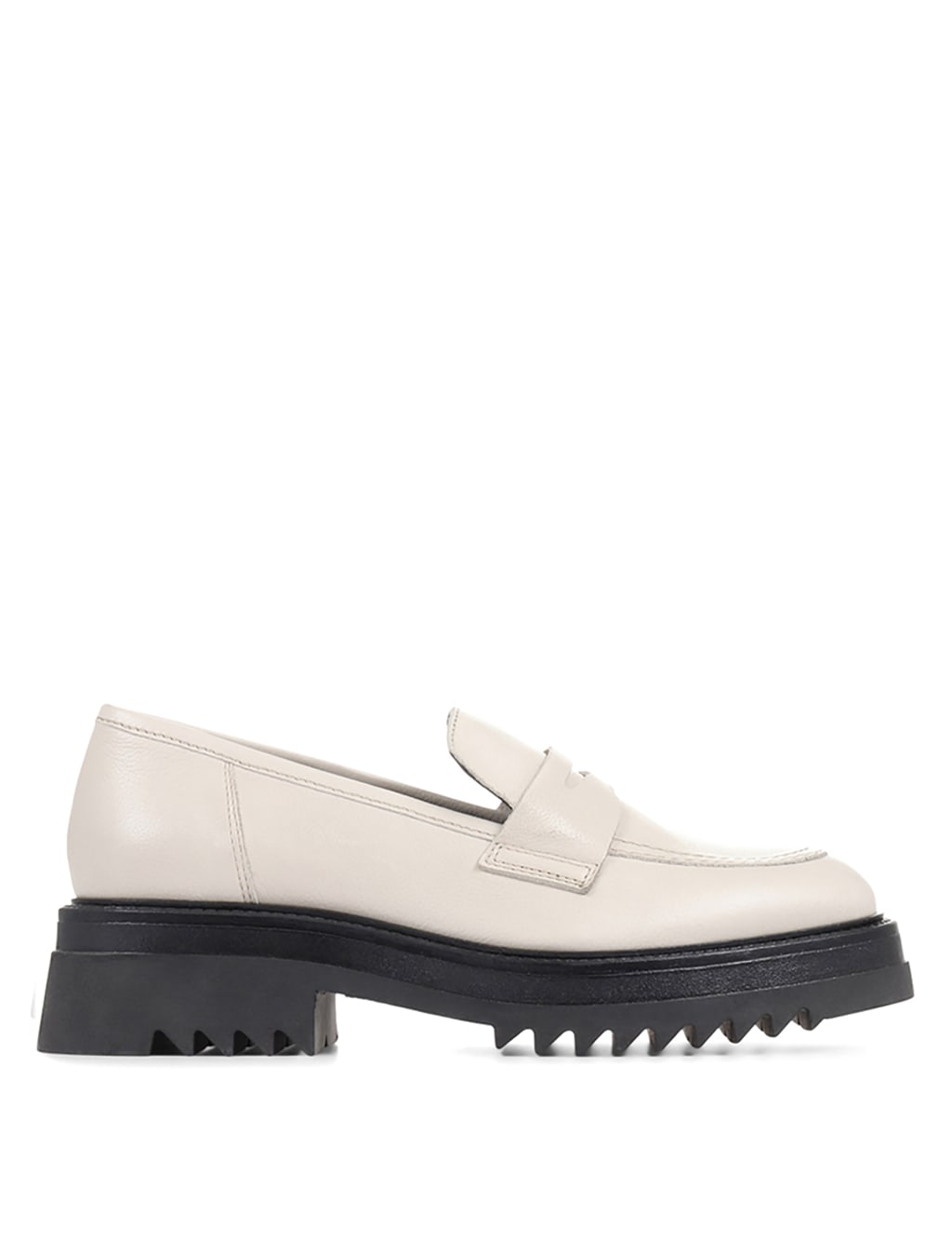 Leather Flat Loafers image 4