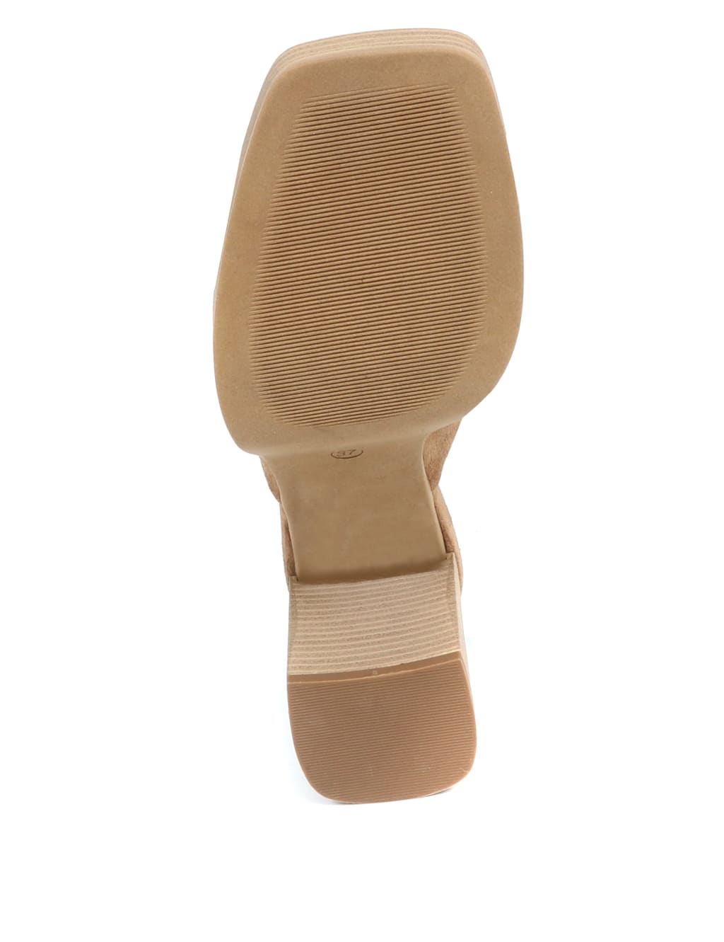 Leather Block Heel Platform Mules image 4