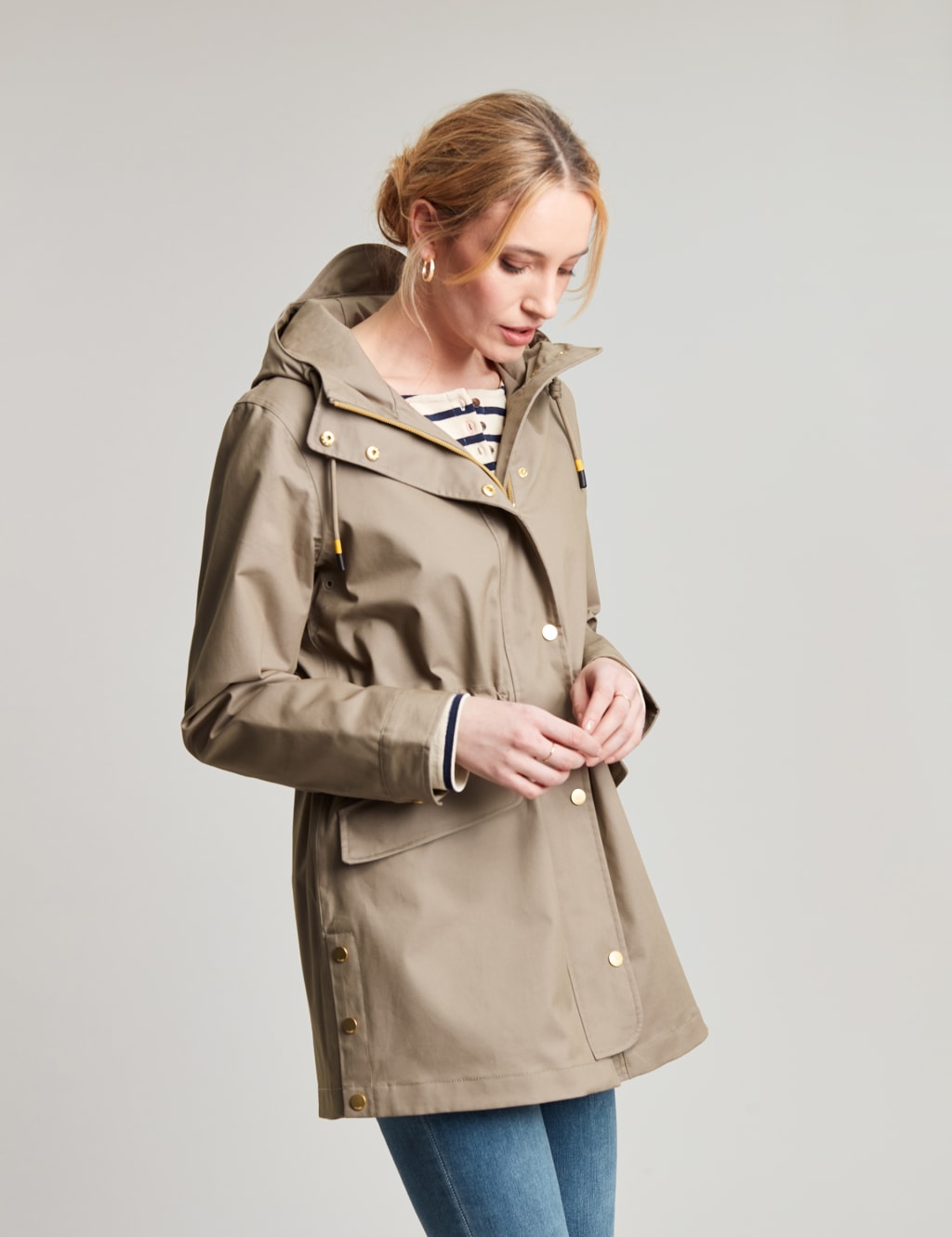 Pure Cotton Waterproof Hooded Raincoat image 5