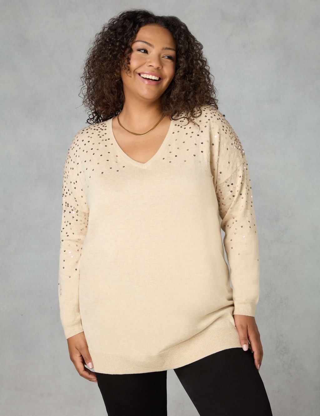 Gold jumper womens sales