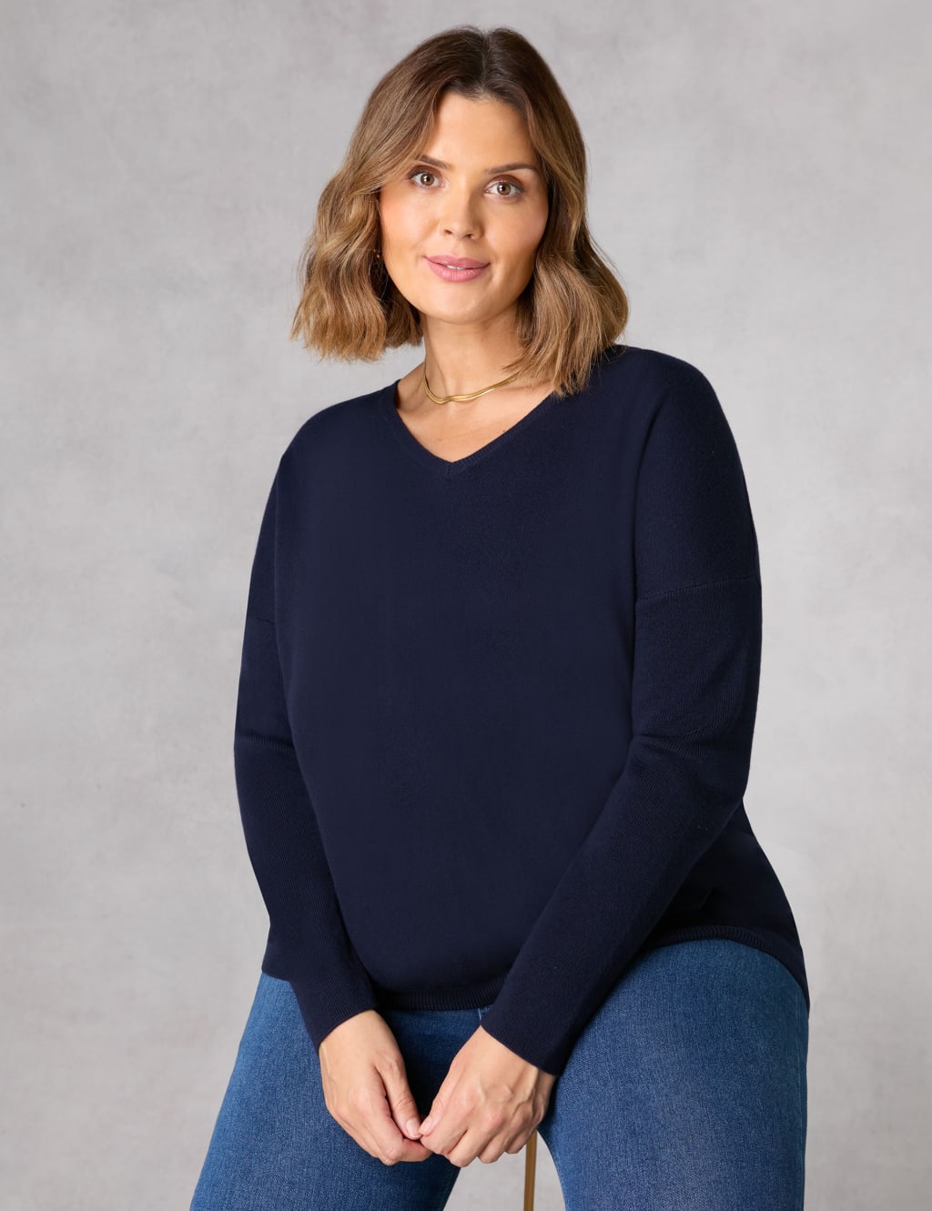 Womens loose fit jumpers hotsell