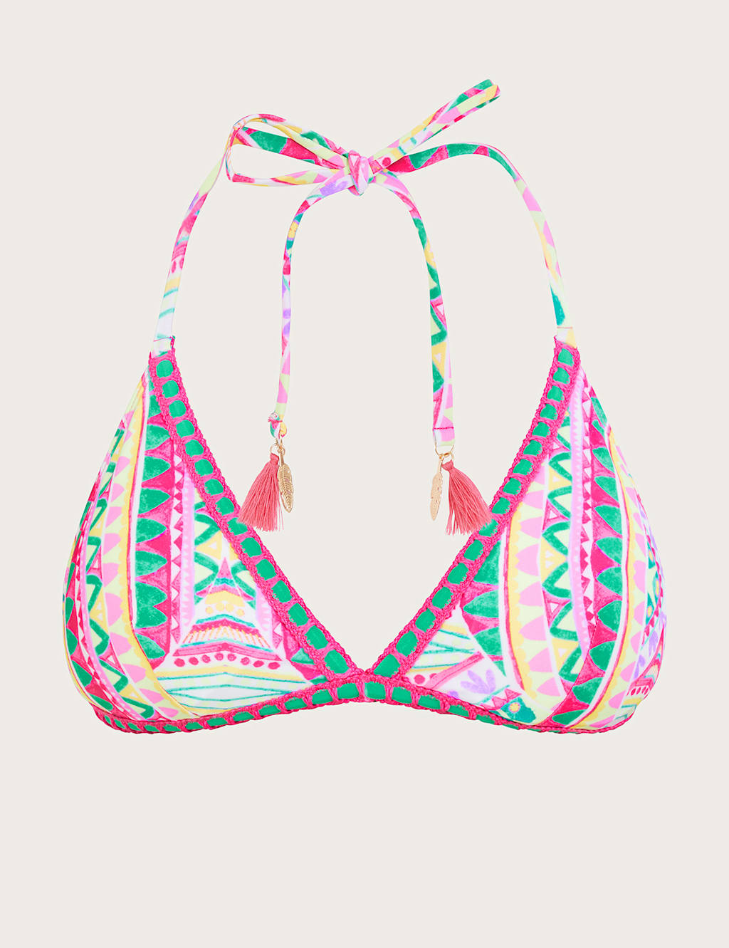 Printed Bikini Top image 2