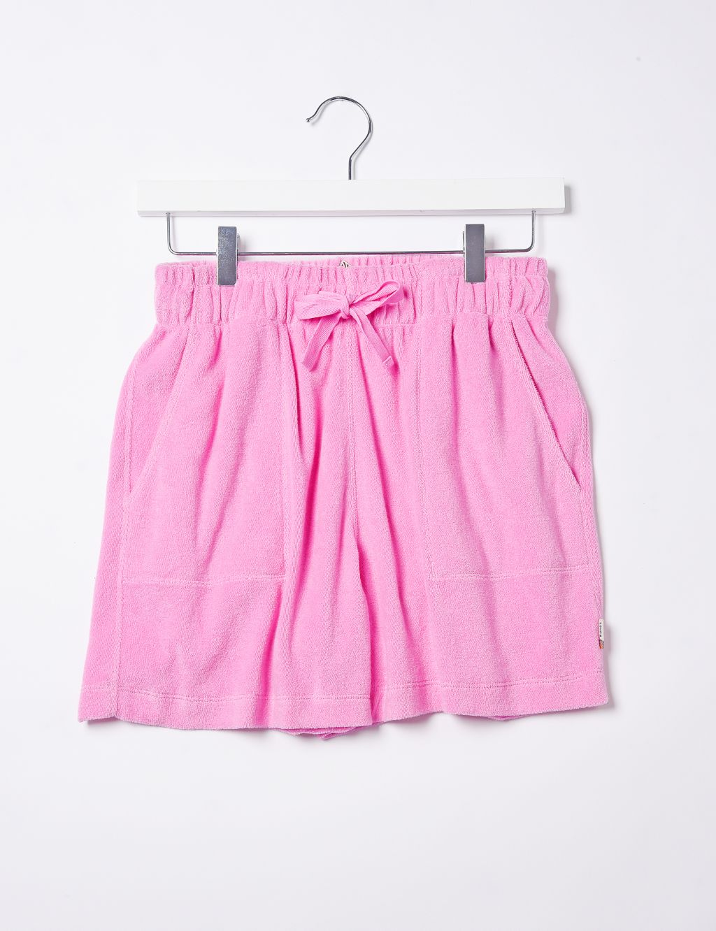 Pure Cotton Towelling High Waisted Shorts image 5